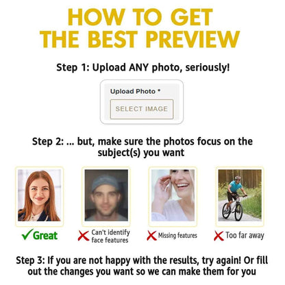 Custom From Photo - When You Miss Me - Personalized Memorial Faux Fur Shaped Pillow