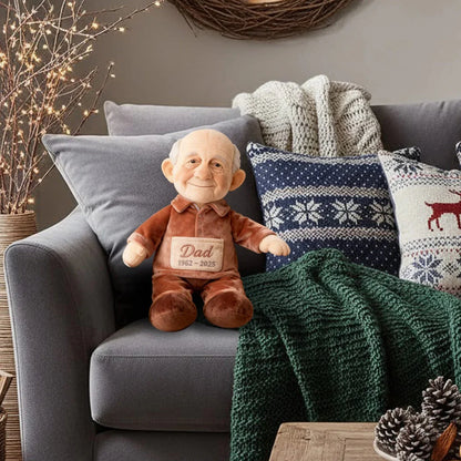 Custom From Any Photo - Personalized Memorial Faux Fur Shaped Pillow